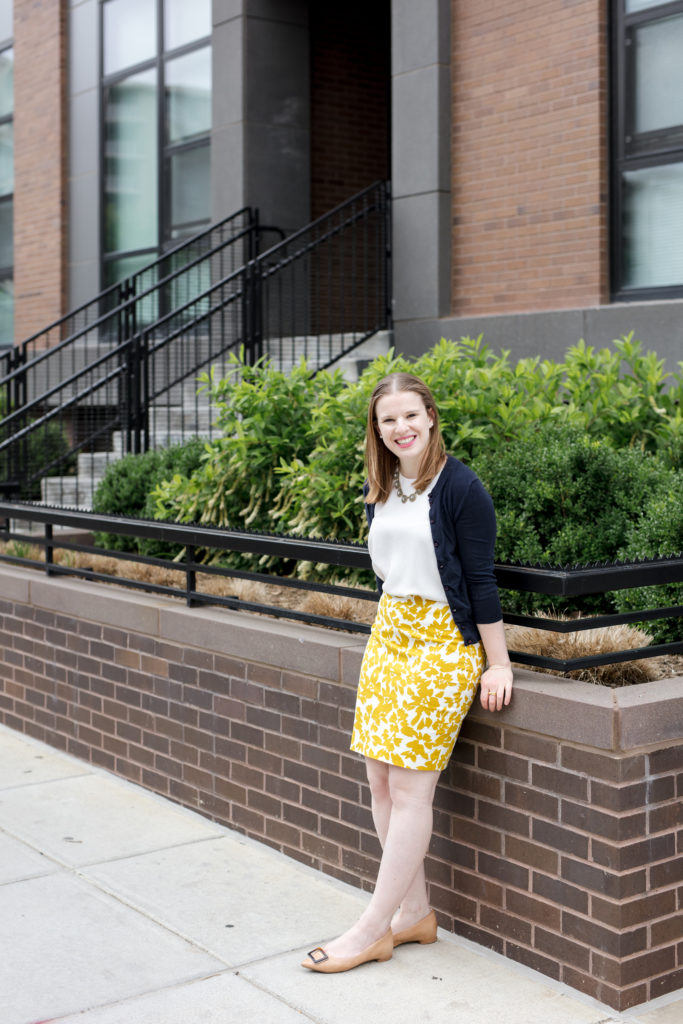 The Floral Pencil Skirt | Something Good, @danaerinw , women, fashion, clothing, style, clothes, women's fashion, women's style, workwear, work wear, women's work clothing