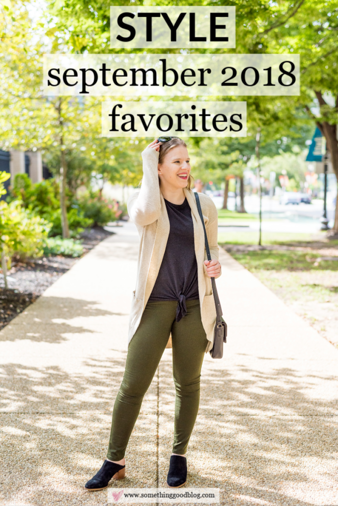 Your September 2018 Favorite Clothing Pieces | Something Good | A DC Style and Lifestyle Blog on a Budget