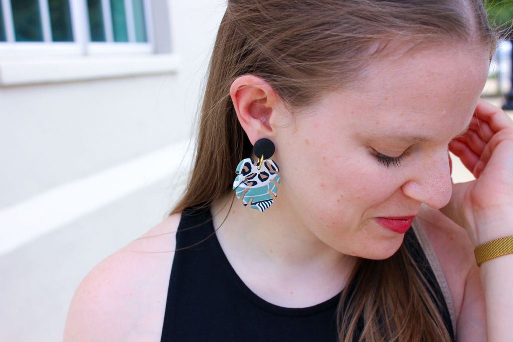 dc woman blogger wearing Emylee earring