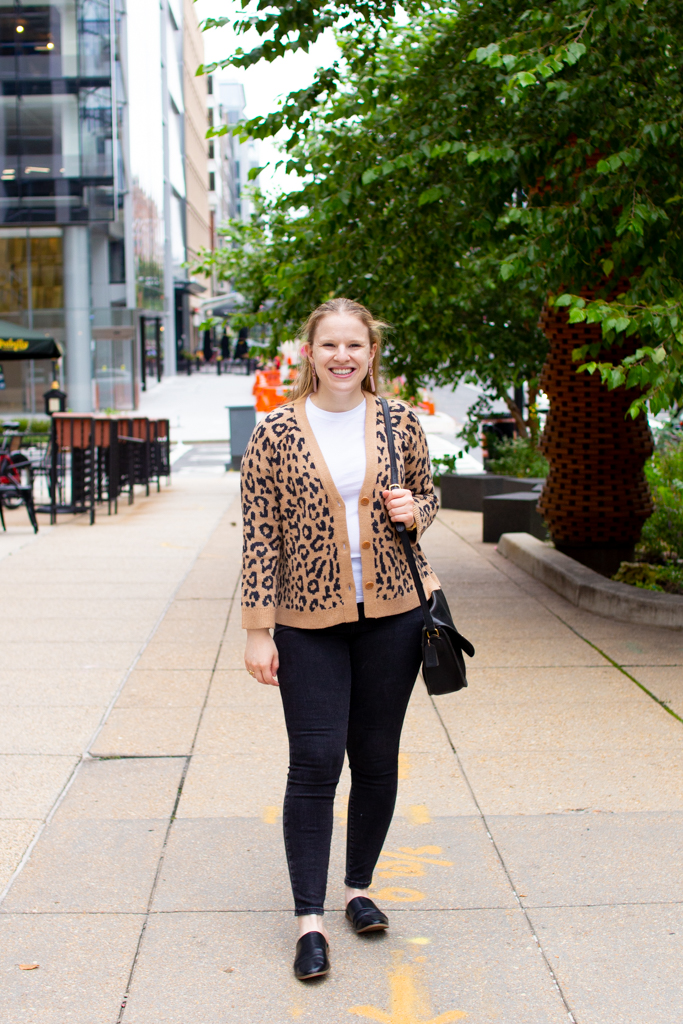 Styling a Leopard Cardigan: Blogger Style Two Ways