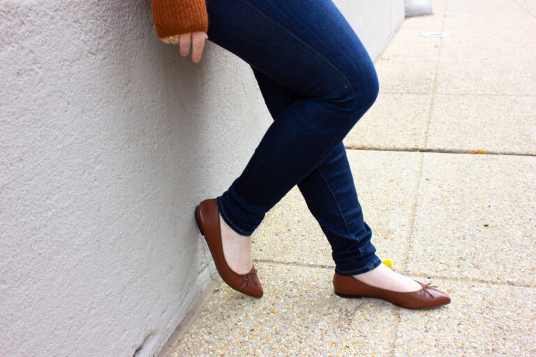 Brown Ballet Flats: Blogger Style Two Ways | Something Good